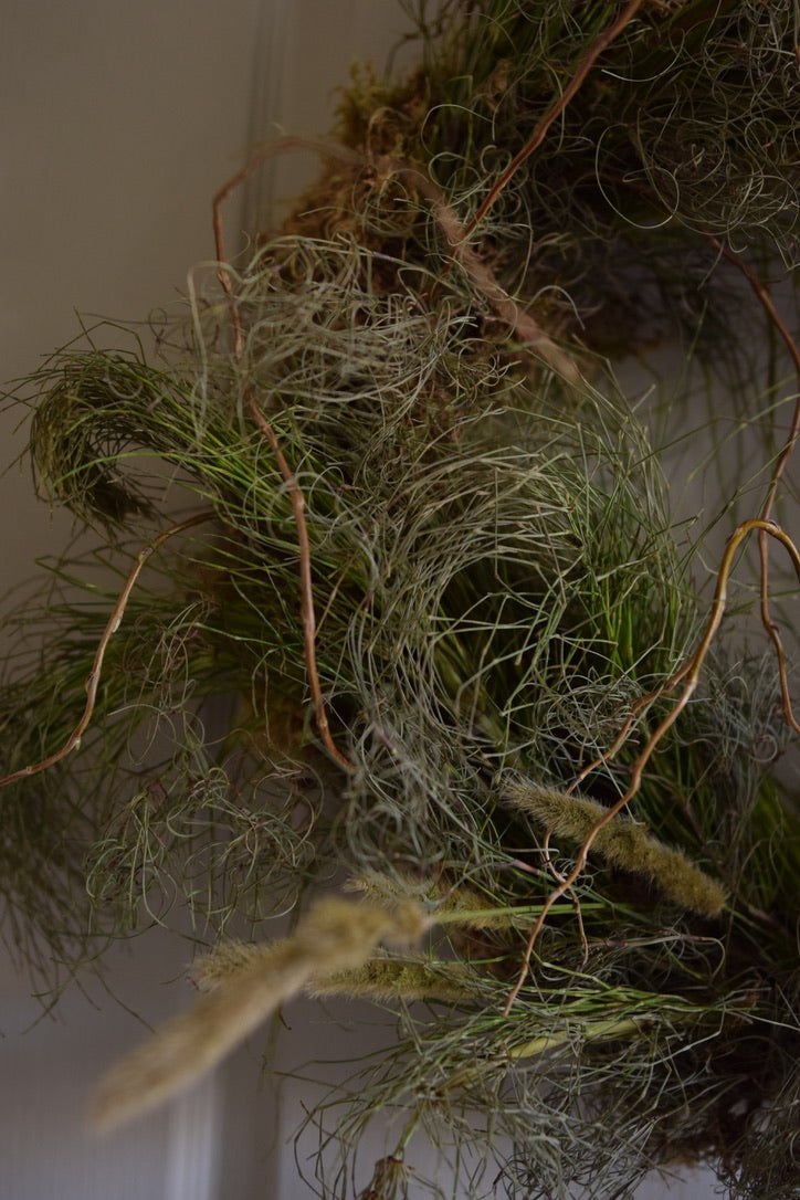 Fall Wreath - Moss & Horsetail